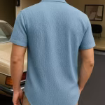 Imported Stylish Self Designed Light Blue Popcorn Shirts For Boys And Mens|Casual Mens Wear||Unique Designed Shirt||Popcorn Printed Mens Shirt|