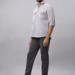 vstrr latest and stylish maroon double pocket shirt for men
