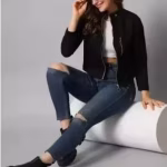 Women Black Winter Jacket