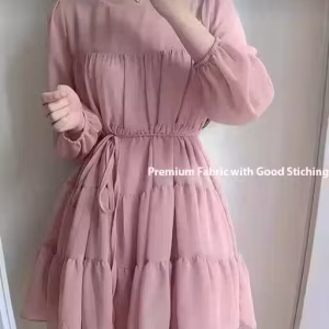 Peach Thread latest dress, latest middi, Middi