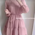 Peach Thread latest dress, latest middi, Middi