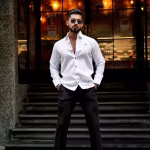 WAFFLE TEXTURE LONG SLEEVE SHIRT